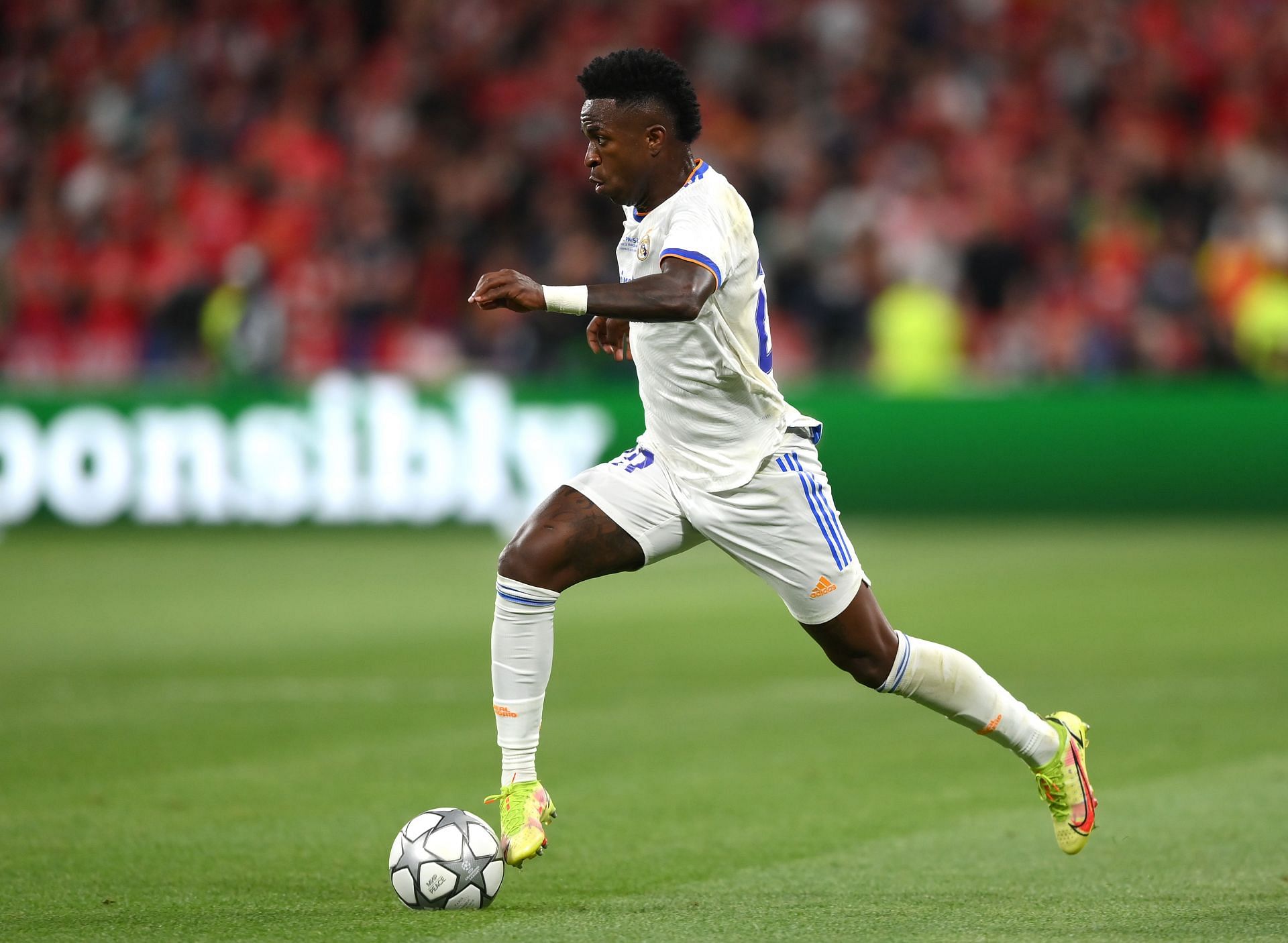 Vinicius Junior enjoyed a superb 2021-22 season at the Santiago Bernabeu